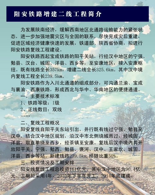 阳安二线最新消息2016