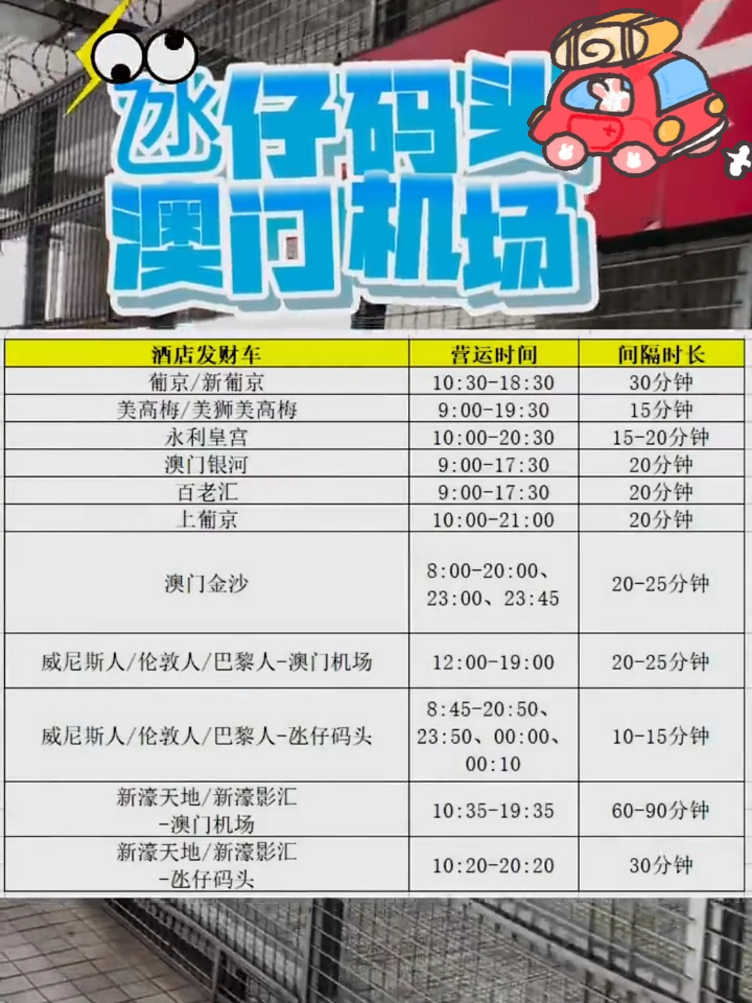 澳门开码表